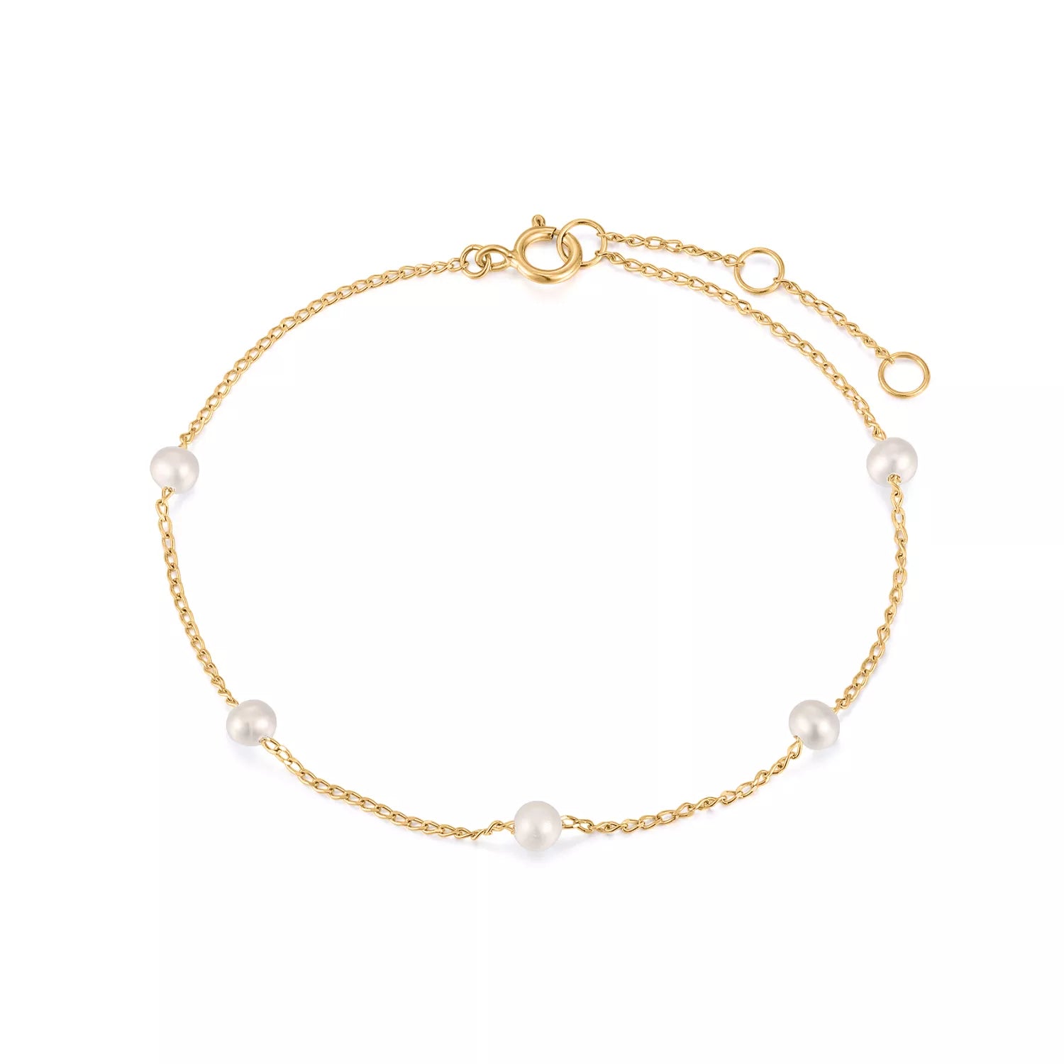 10K Gold Delicate Petra Pearl Bracelet