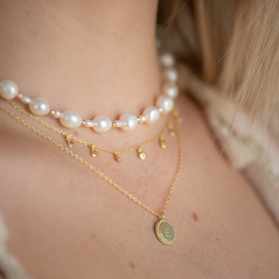 Lilly Letter Necklace