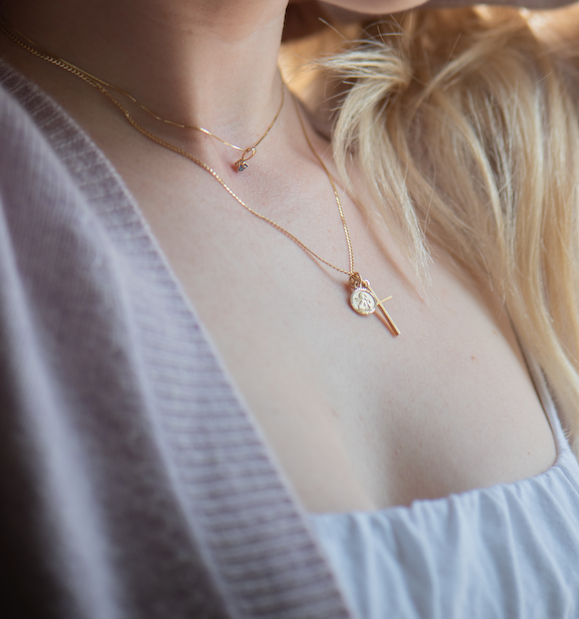 Mini Guardian Angel Protection Charm