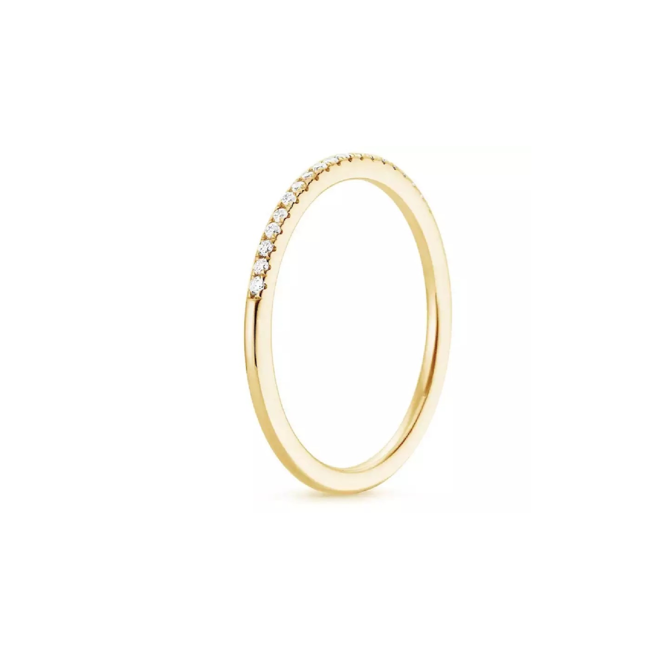 Raquel Slim Half-Eternity Ring*