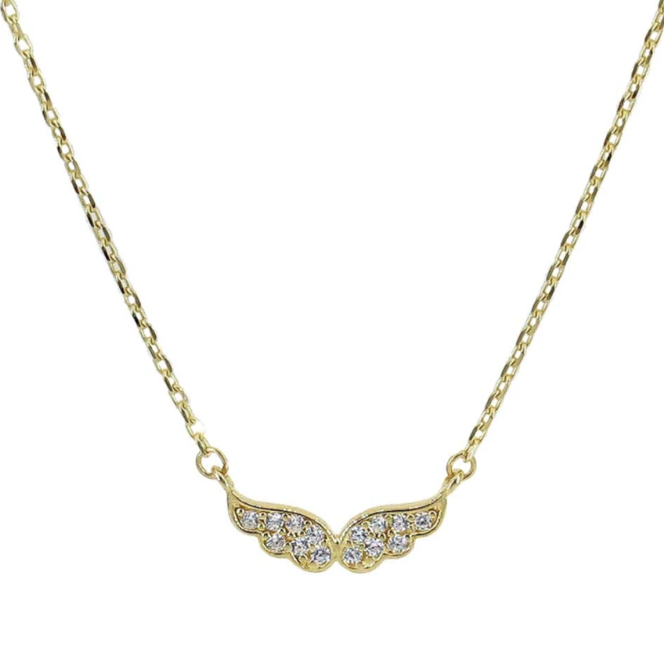 10K Gold Angelina Angel Necklace