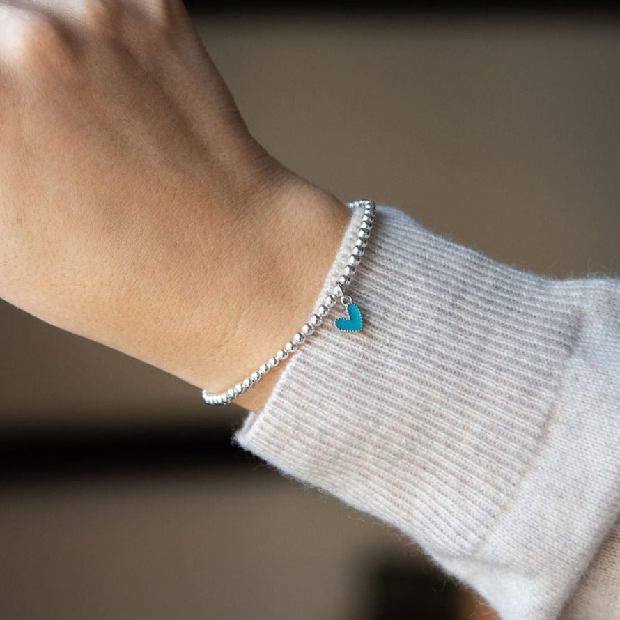 Sage Heart Bracelet