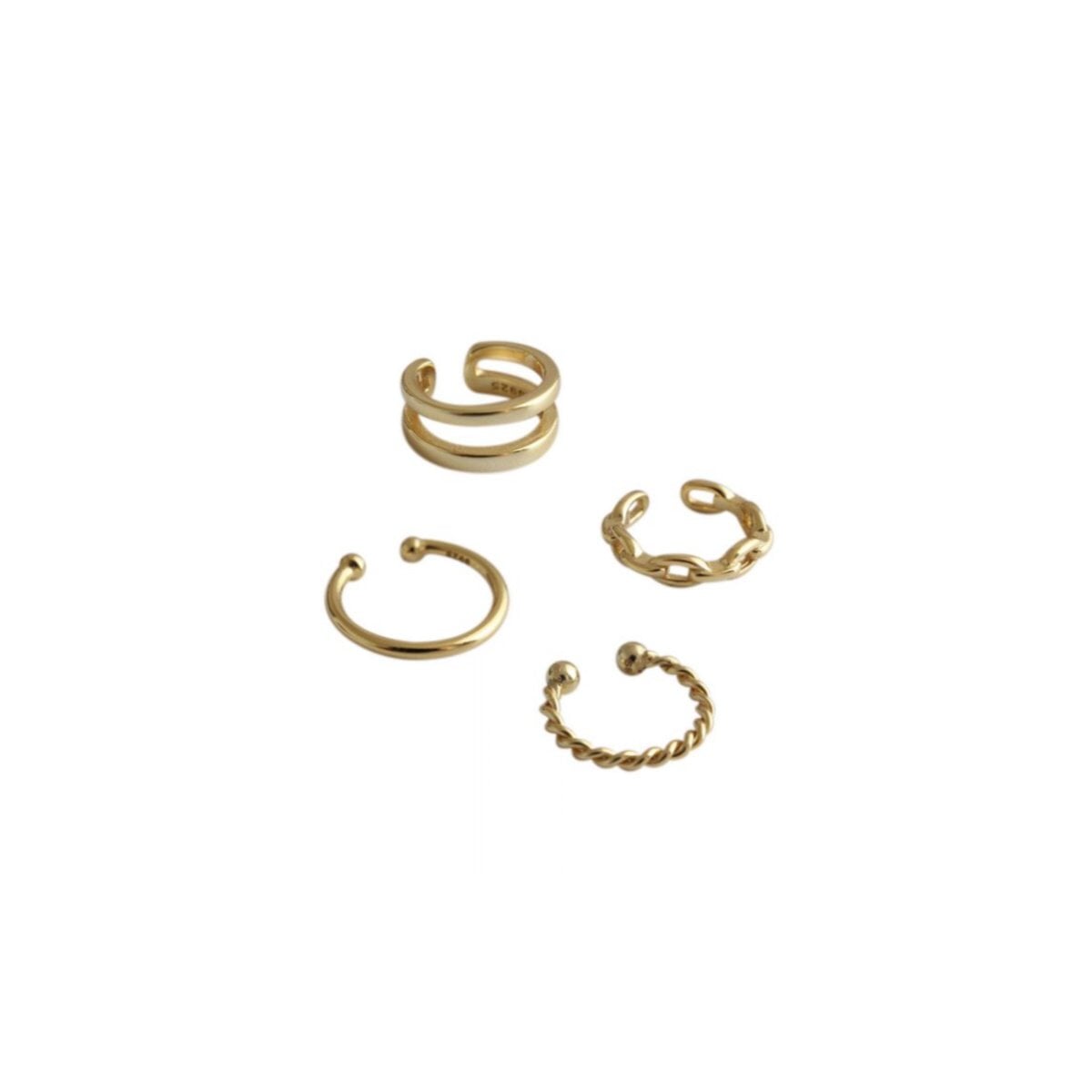 Kai Cuffs - silver and gold - Suetables