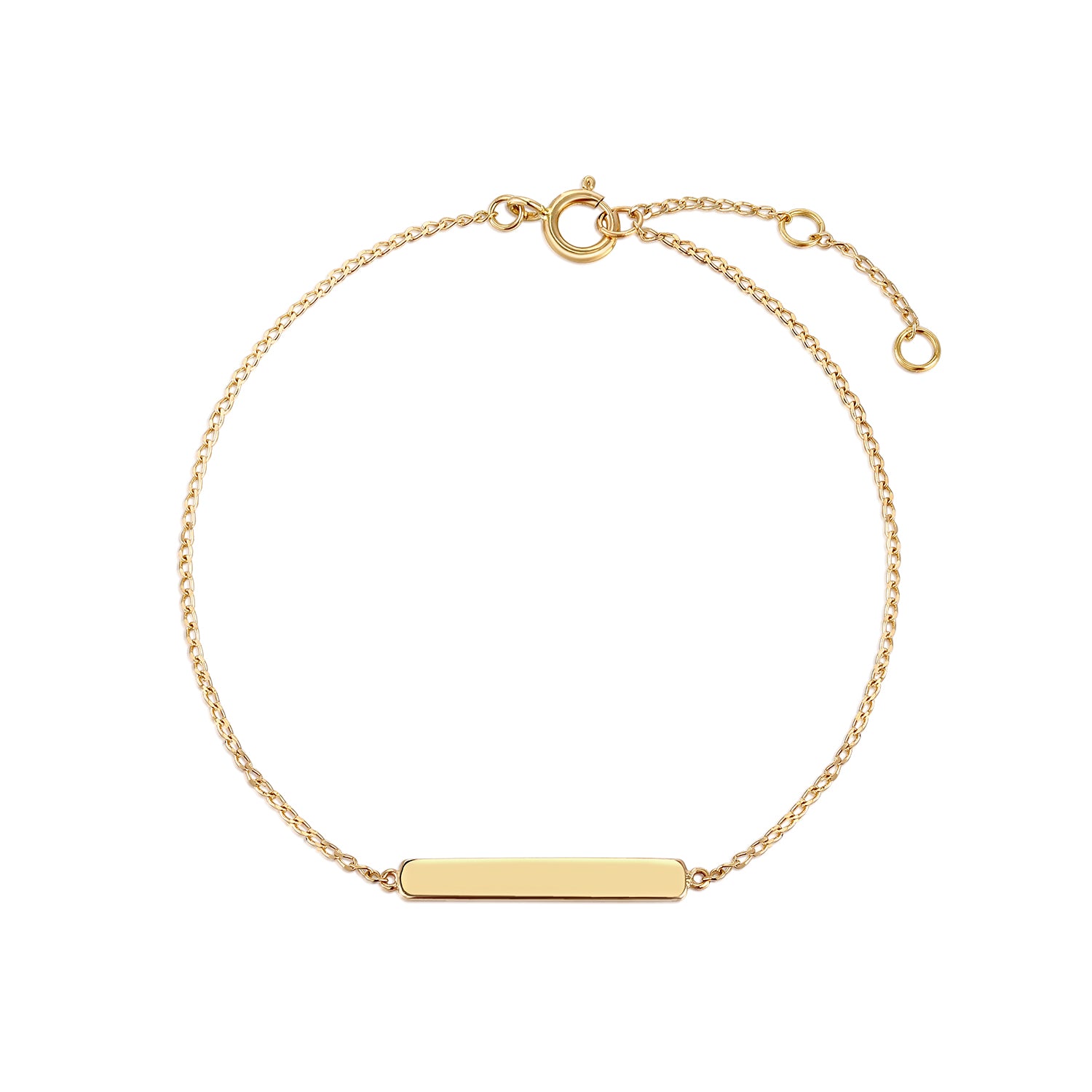 14k Gold Mimi Tiny Bar Bracelet