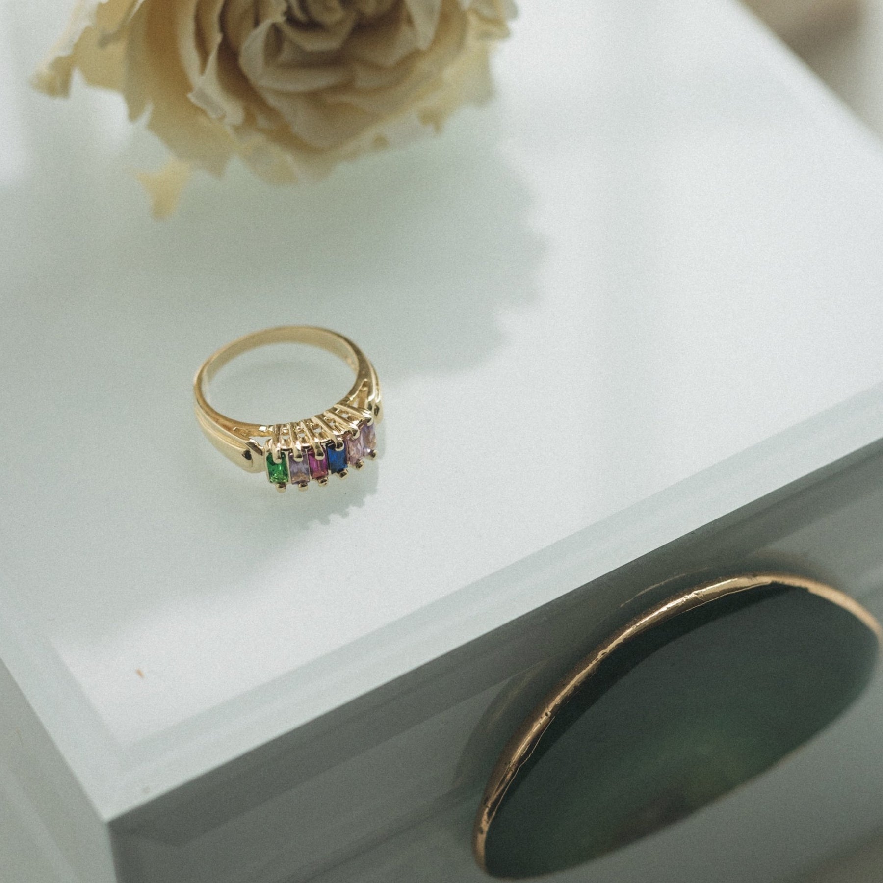 10K Gold Crisi Birthstone Ring
