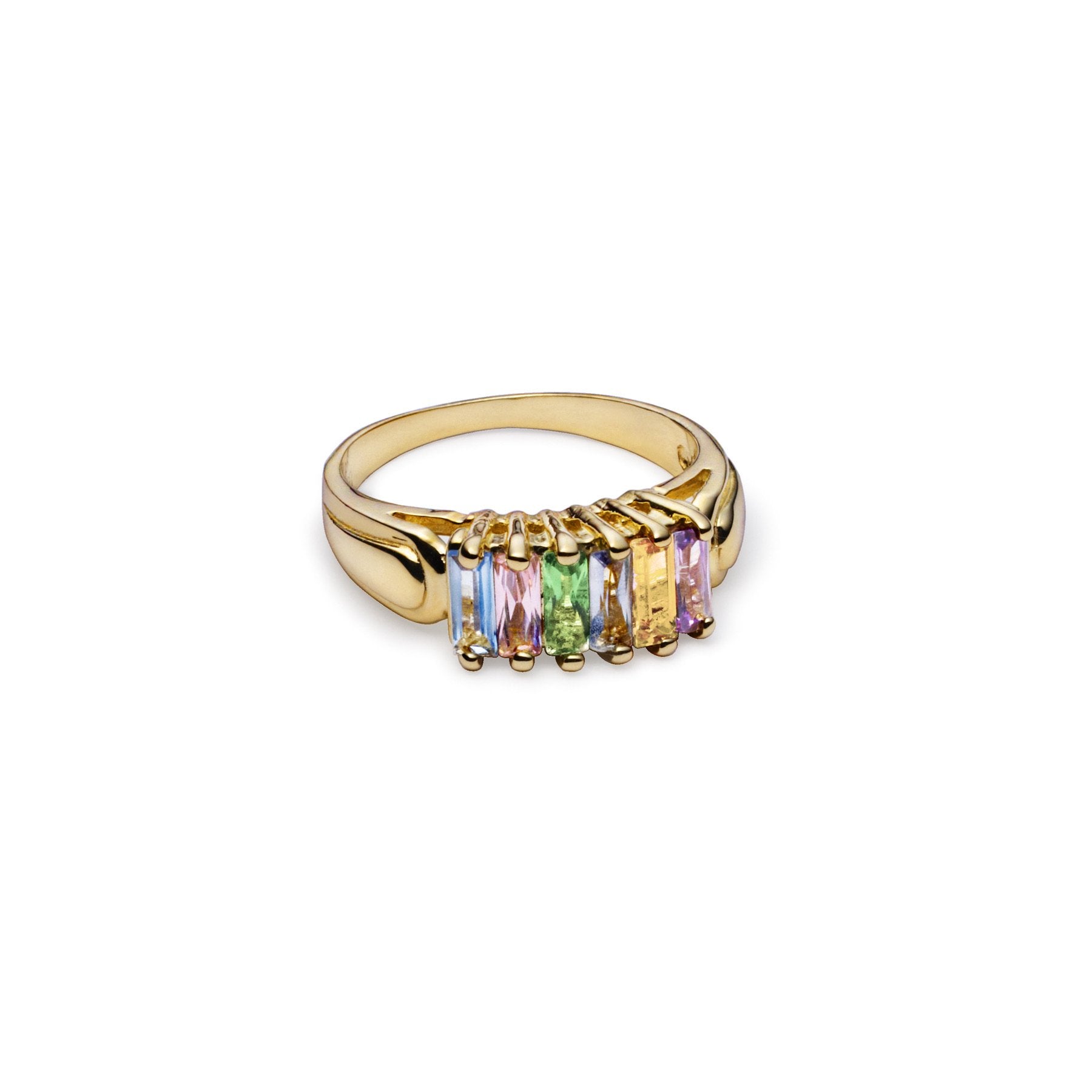 10K Gold Crisi Birthstone Ring