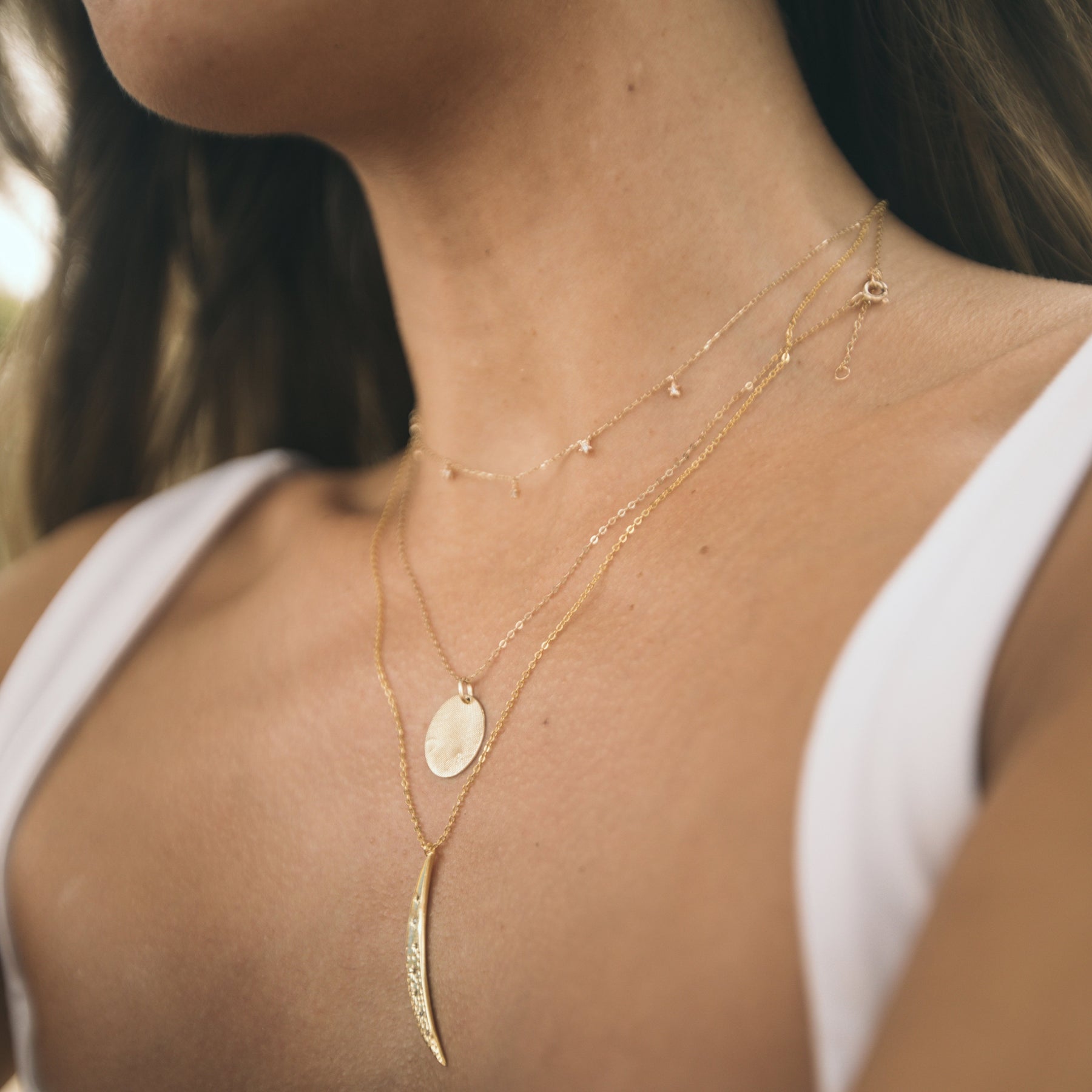 Loretta 10k Gold Coin Necklace - Suetables