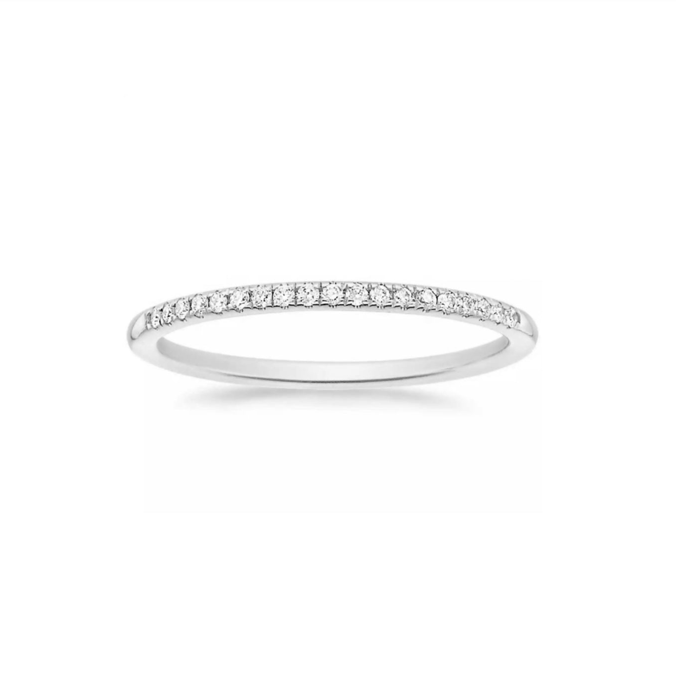 Raquel Slim Half-Eternity Ring*