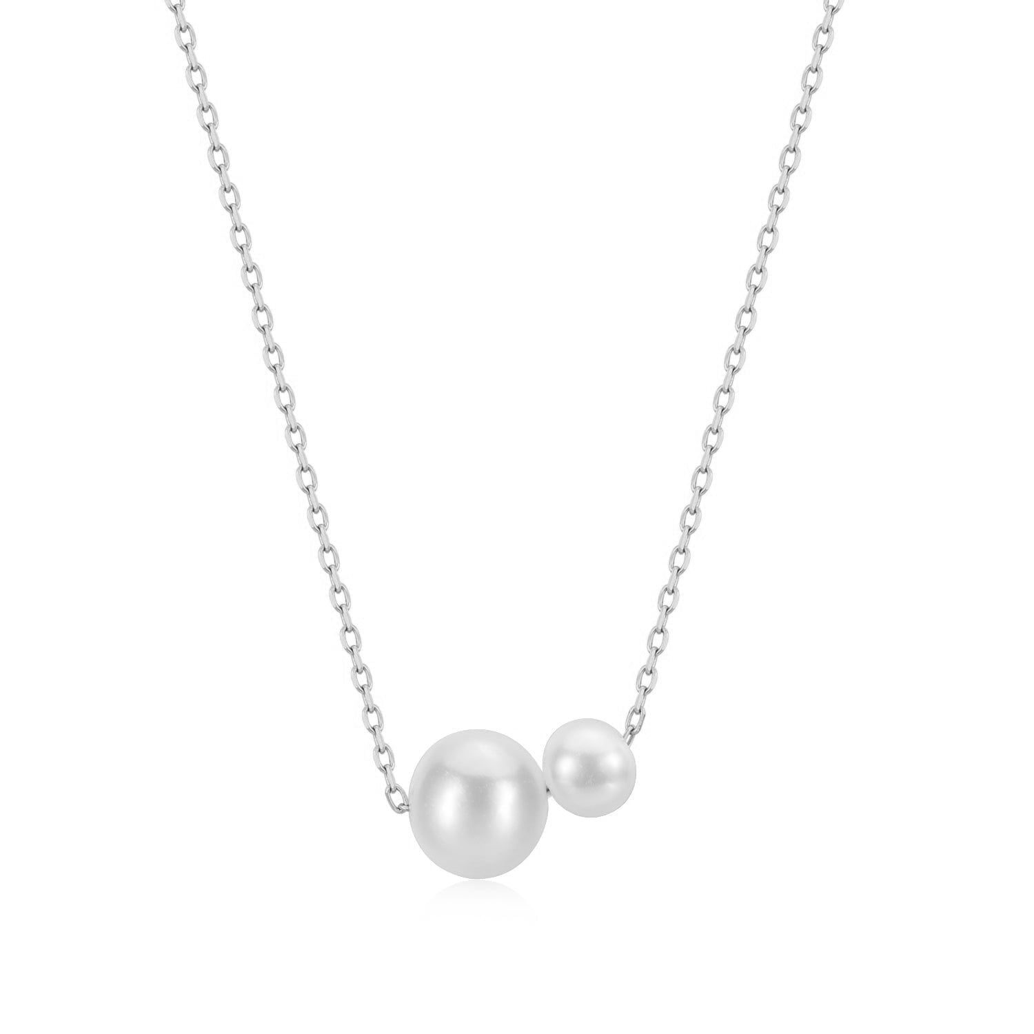 Petra Double Pearl Necklace