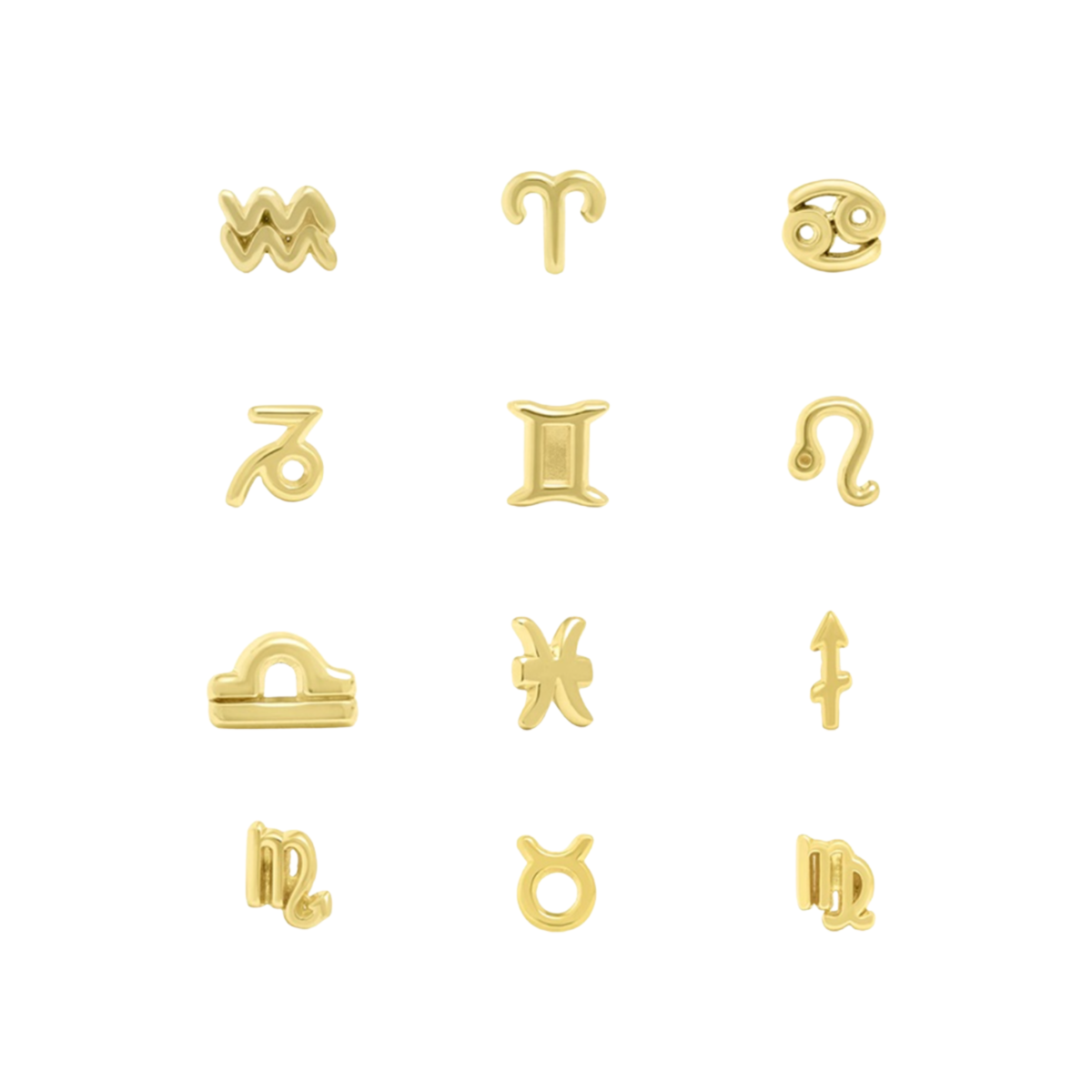Zodiac sales stud earrings