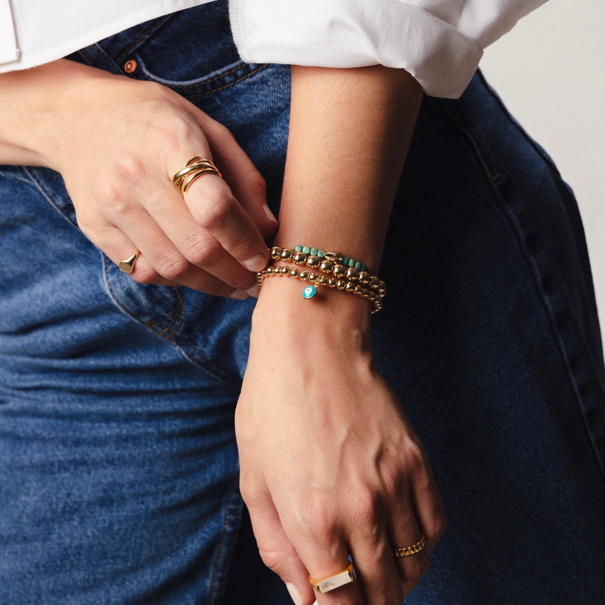 Ella Evil Eye Ball Bracelet