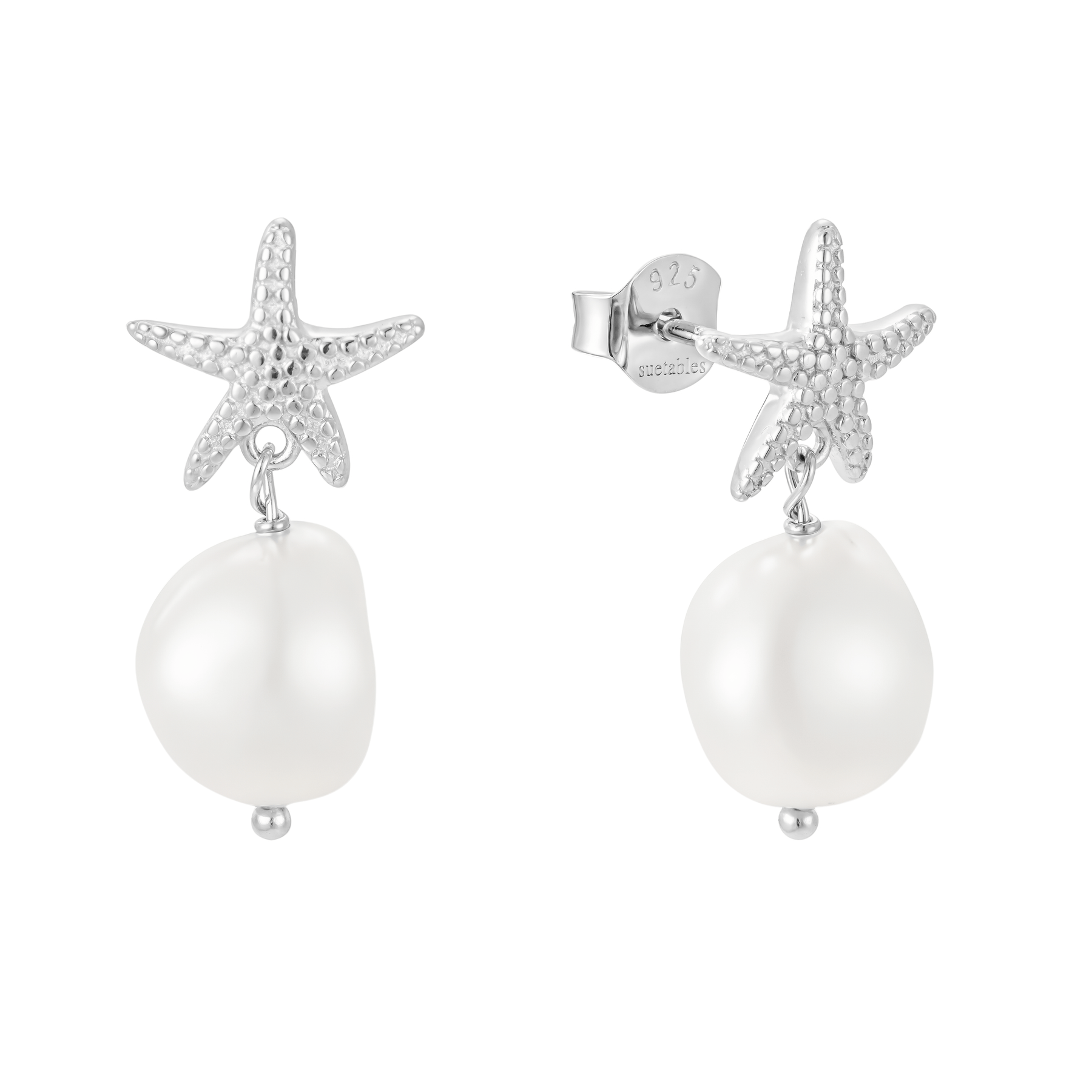 Starfish Pearl Studs