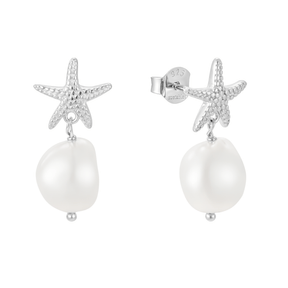 Starfish Pearl Studs