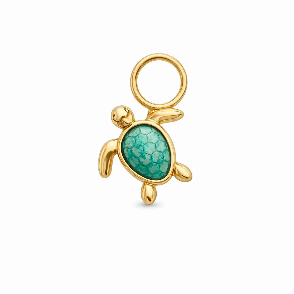 Turtle Hoop Charm