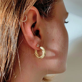 10K Chunky Twisted Huggies