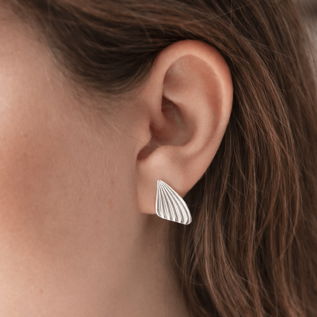 Butterfly Wing Stud Earrings