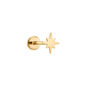 14K Gold Anna North Star Studs