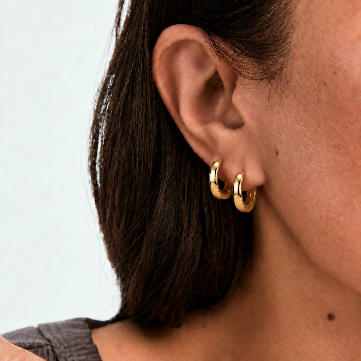 Bold Round Hoop