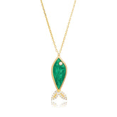 Green Fish Necklace