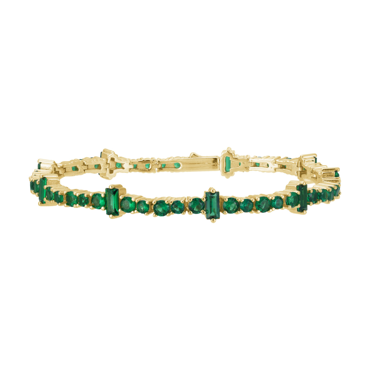 Emerald Green Tennis Bracelet