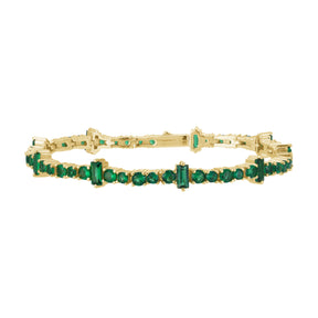 Emerald Green Tennis Bracelet