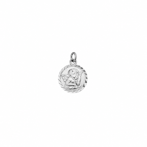 Sterling Silver Mini Guardian Angel Protection Charm