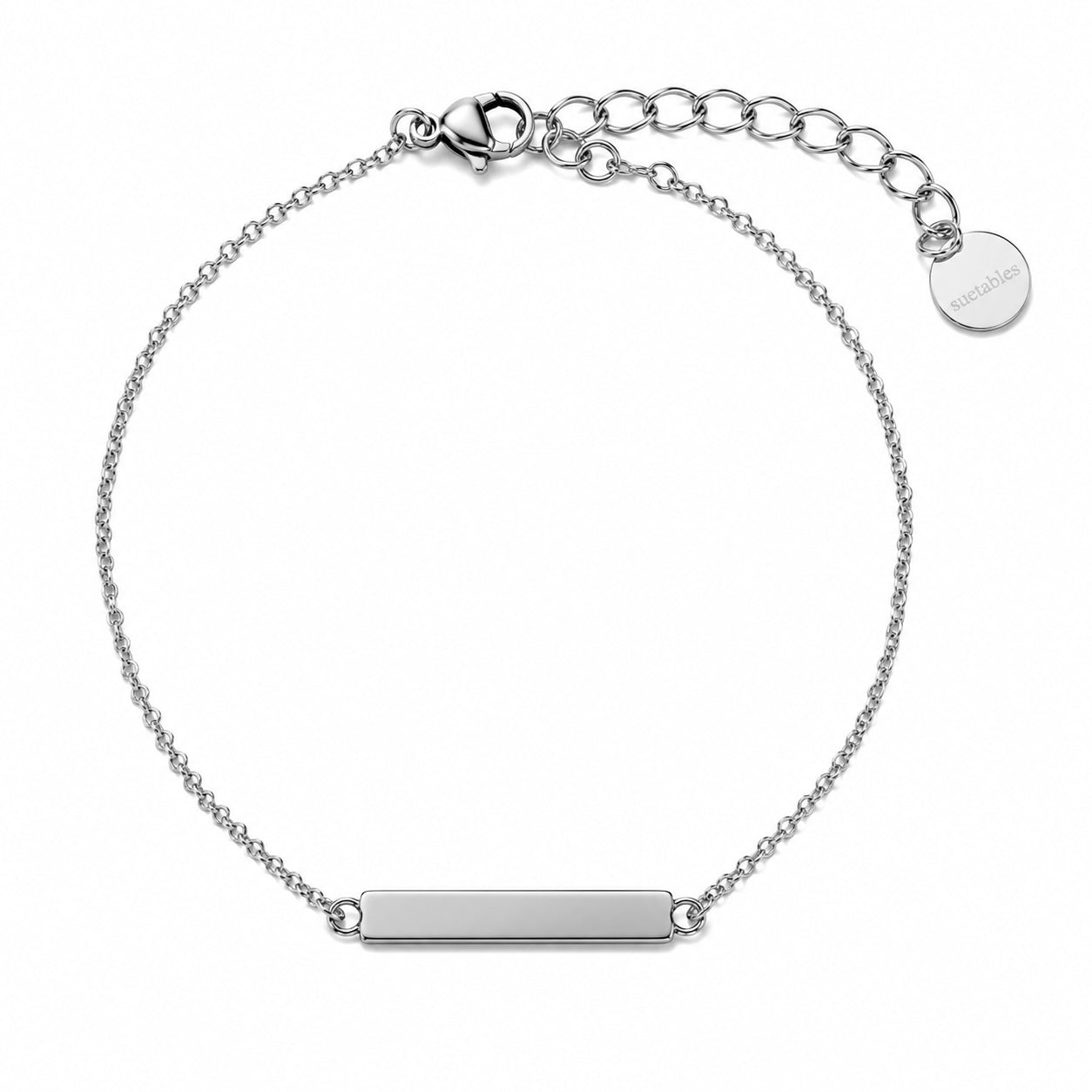 Engravable Bar Bracelet