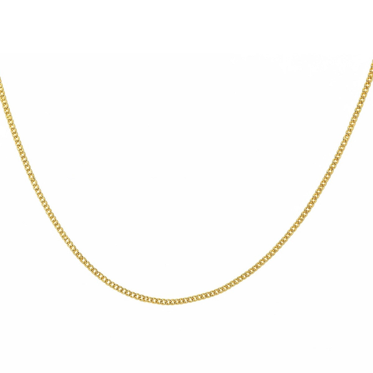 Thin Curb Chain Necklace