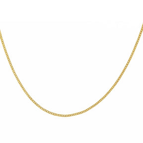 Thin Curb Chain Necklace