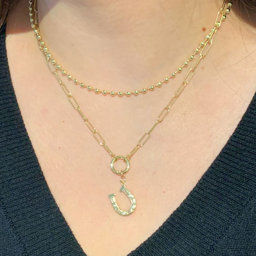 Lucky Horseshoe Charm