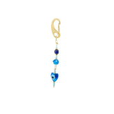 Evil Eye and Fish Bag Charm