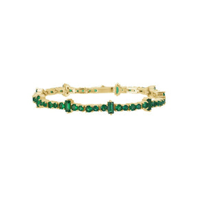 Emerald Green Tennis Bracelet