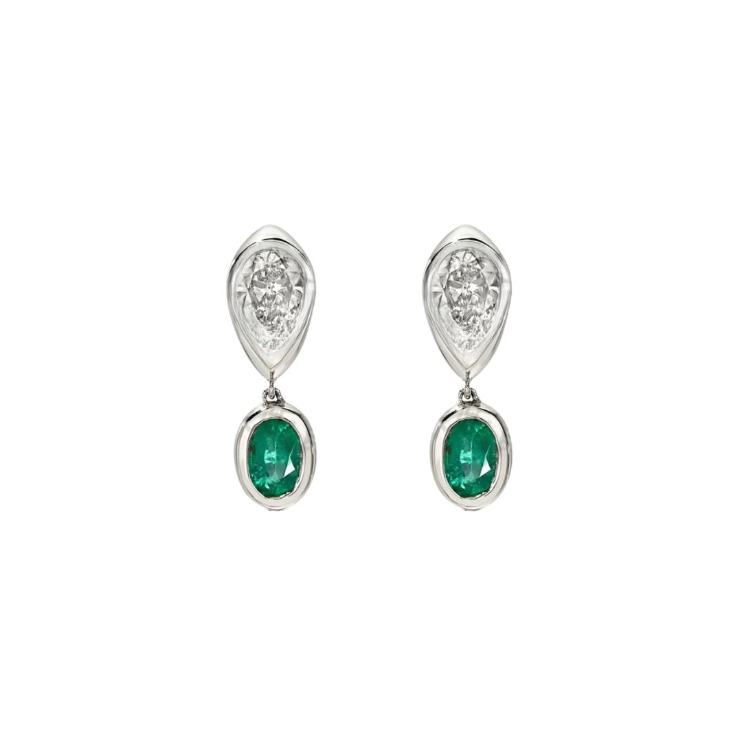 Emerald Drop Earring