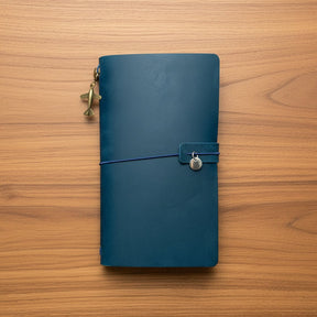 Leather Notebook with Charm