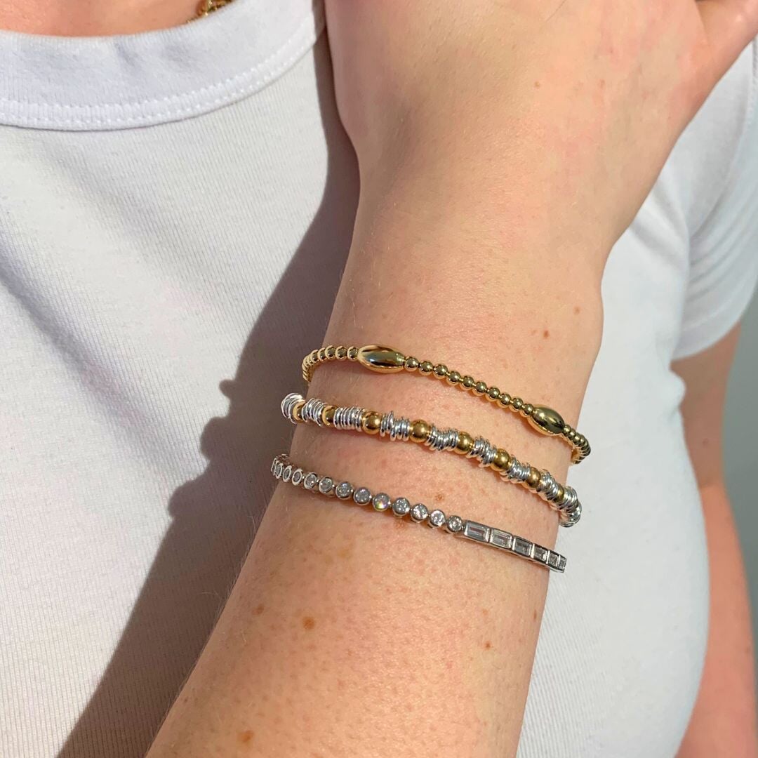 Contemporary Tennis Bracelet