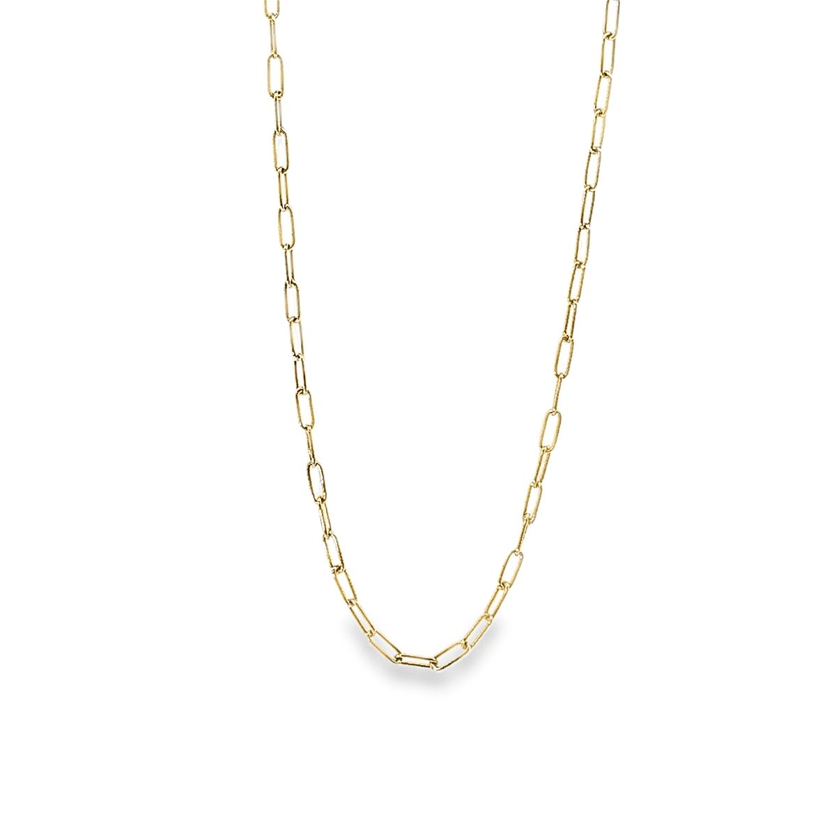 14K Gold Limited Edition Mini Paperclip Chain