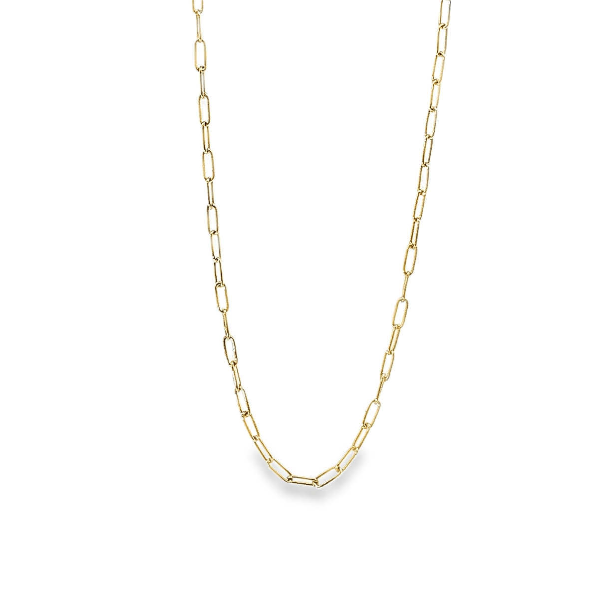 14K Gold Limited Edition Mini Paperclip Chain