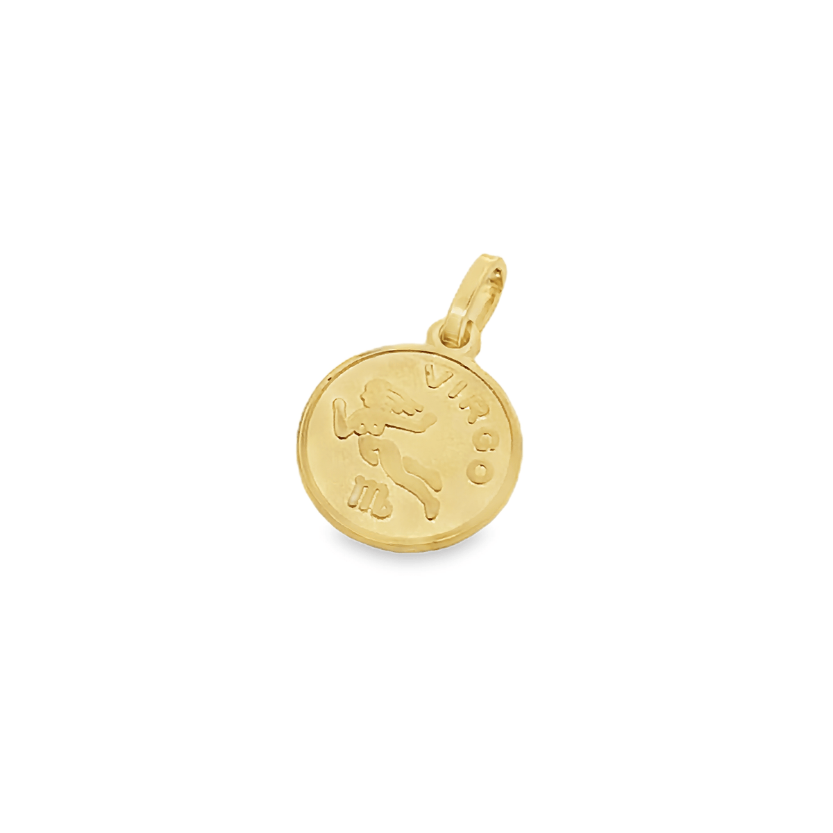 10K Gold Vanessa Coin Zodiac Charm