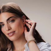 Flush Set Sparkle Huggie Earrings