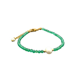 Single pearl beaded bracelets