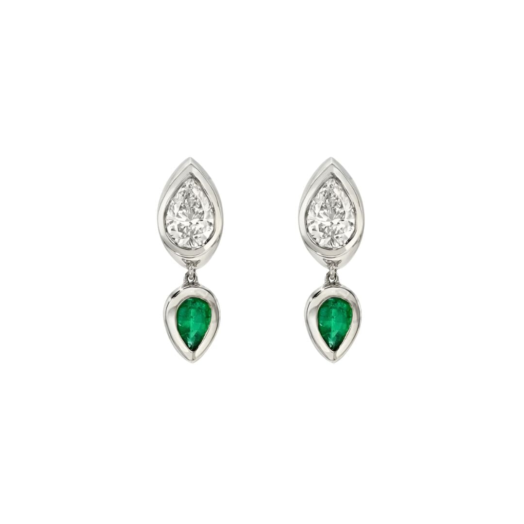 Emerald Drop Earring