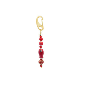 Evil Eye and Fish Bag Charm
