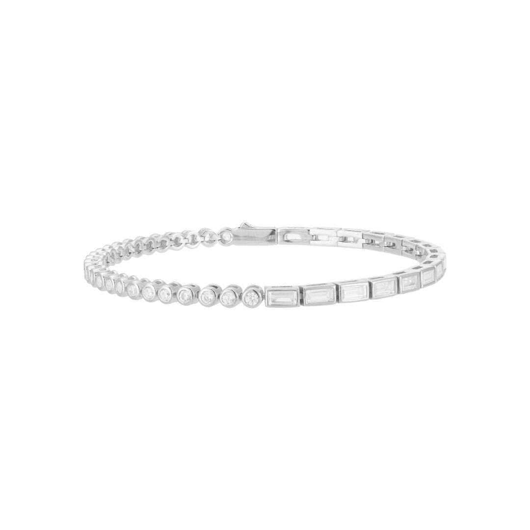 Contemporary Tennis Bracelet