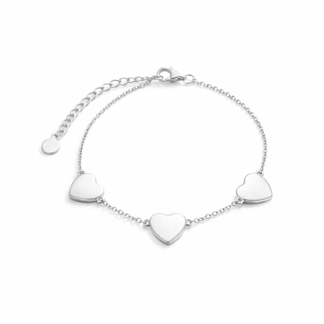 Ava Triple Heart Bracelet