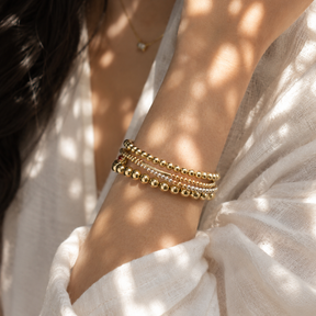 Erin Mixed Metal Bead Bracelet
