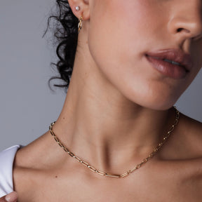 Personalized Paperclip Chain Necklace