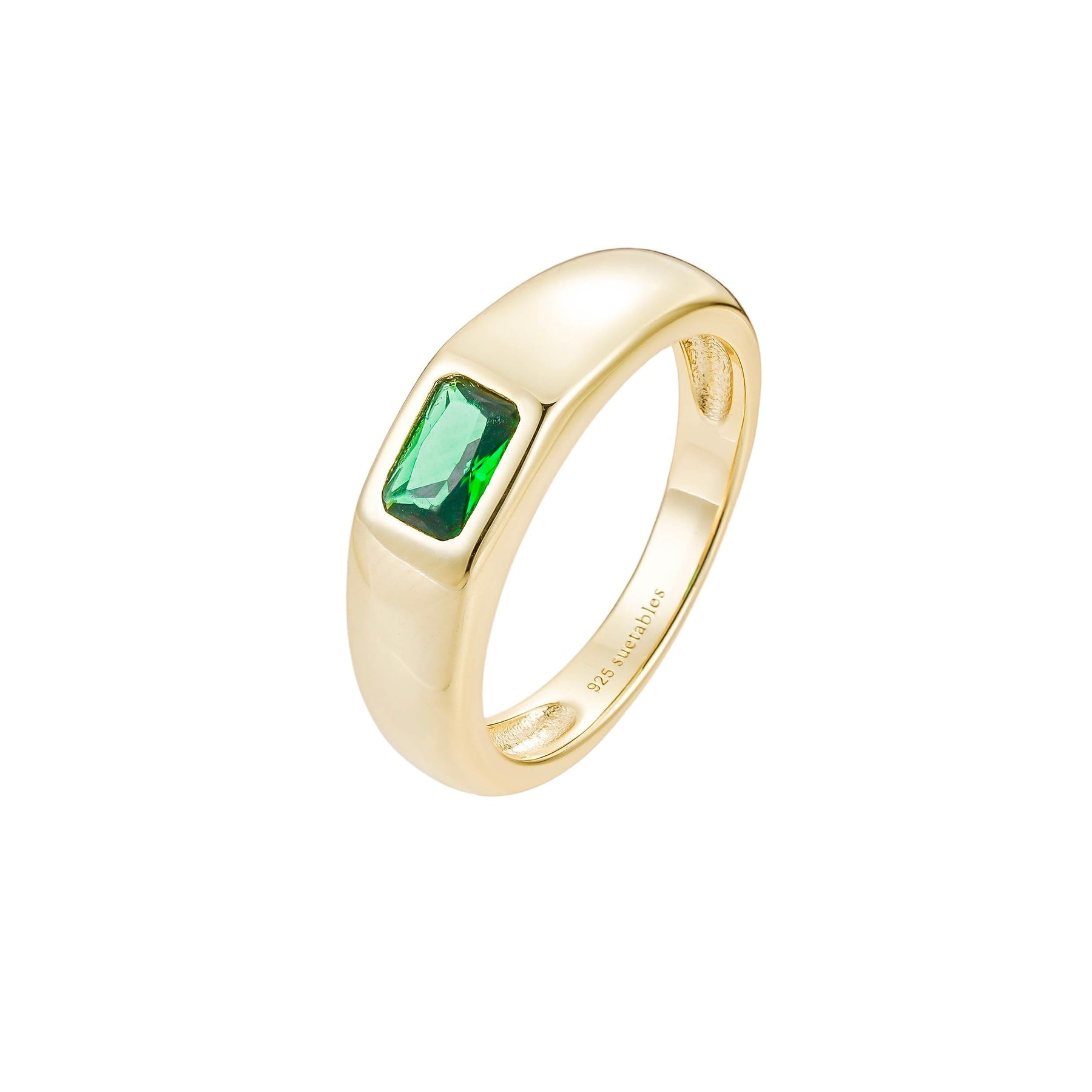 Emerald Dome Ring