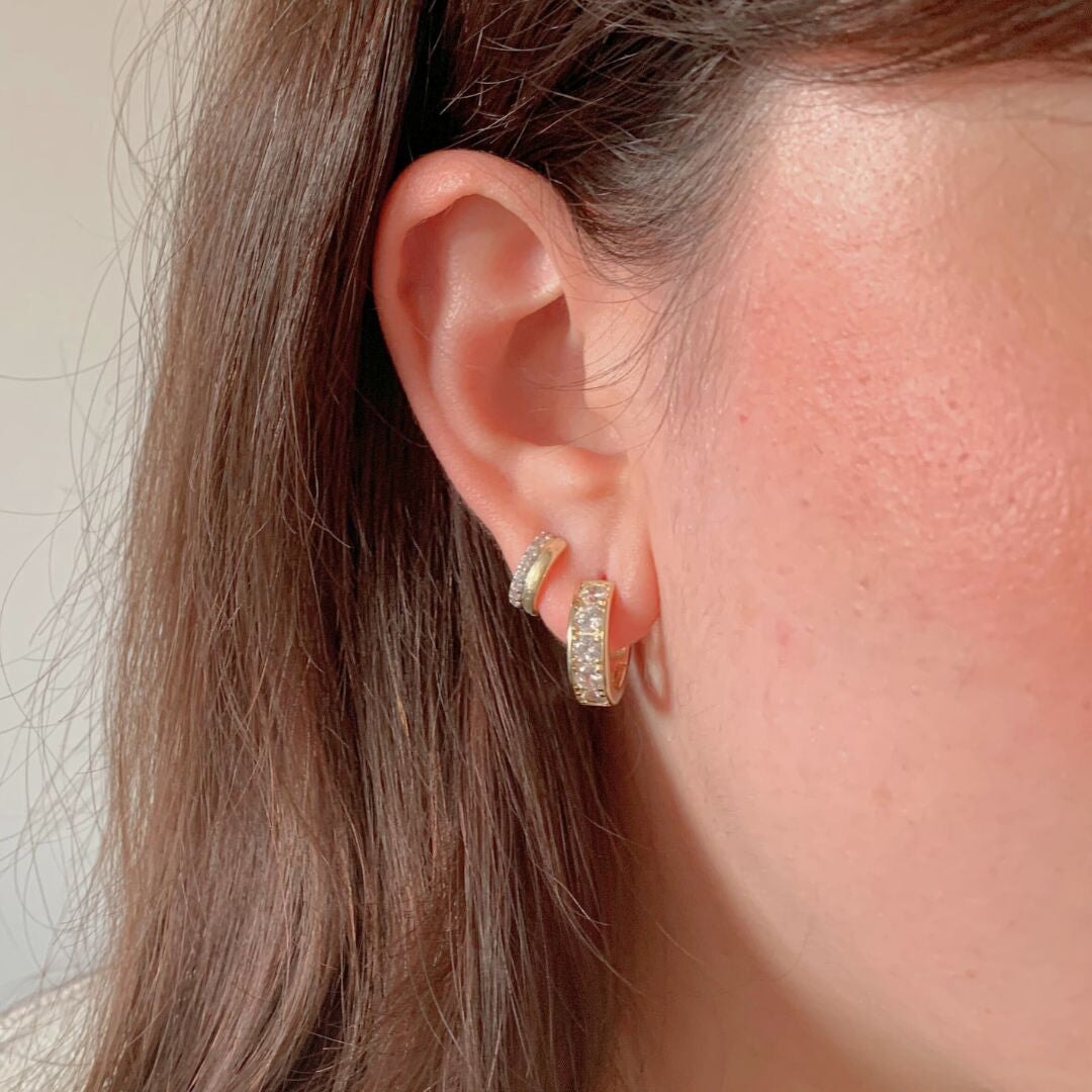 Chunky Sparkly Huggies