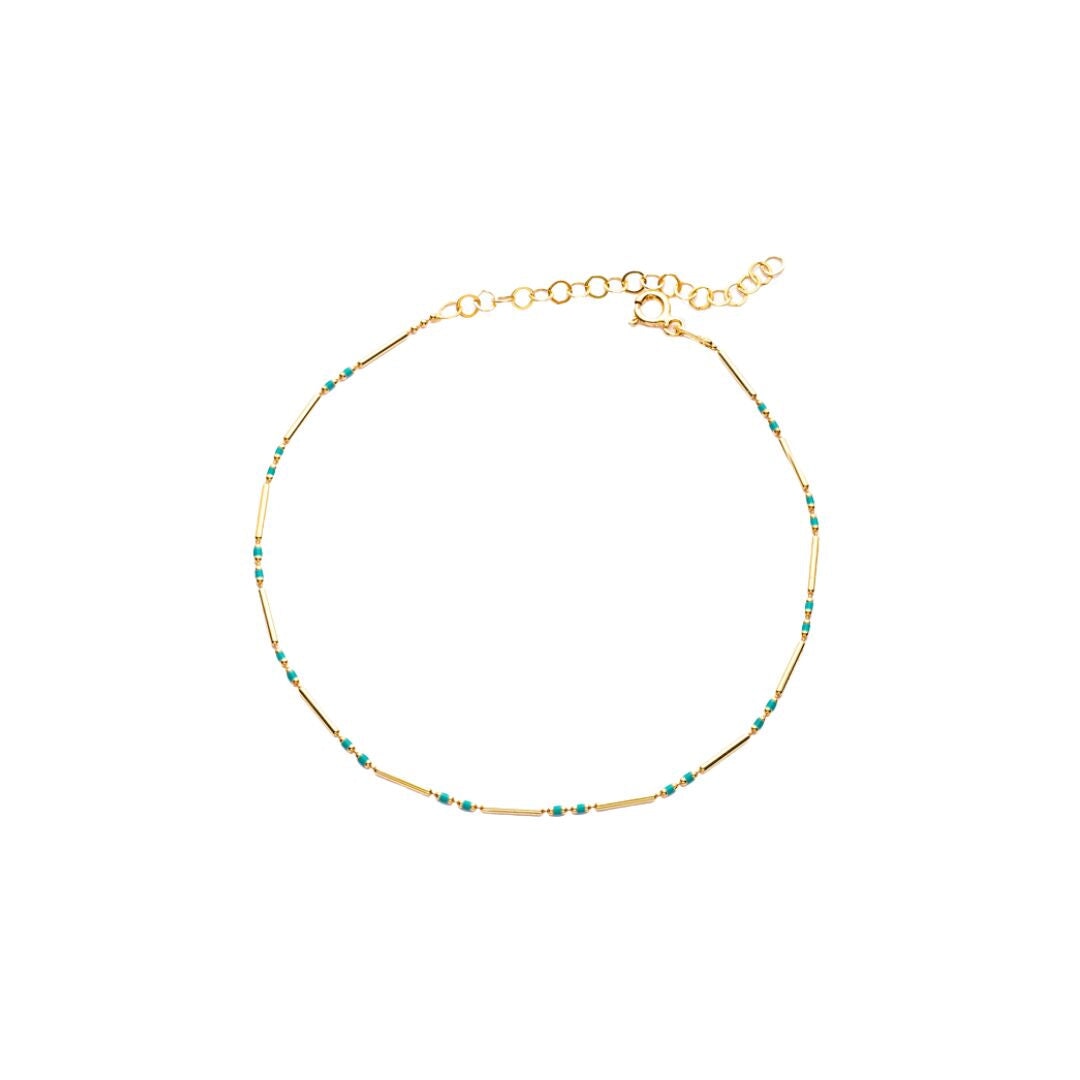 Turquoise Enamel Bracelet
