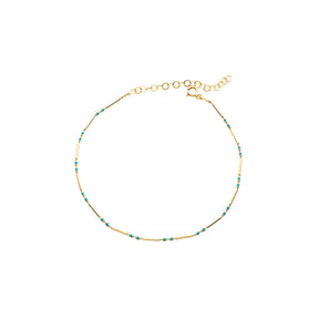 Turquoise Enamel Bracelet
